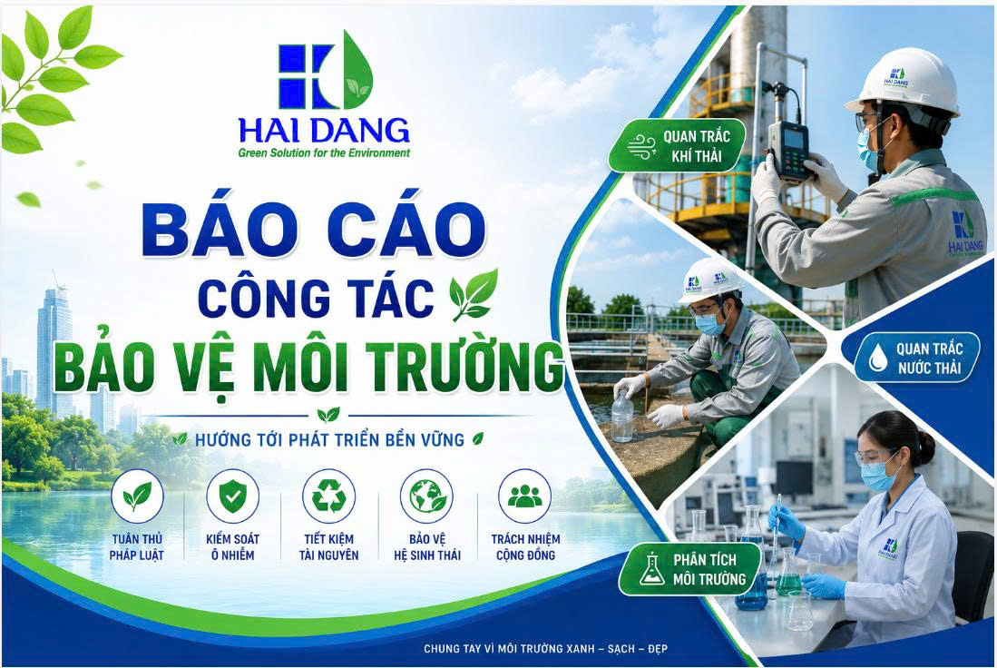 Báo Cáo Công Tác Bảo Vệ Môi Trường