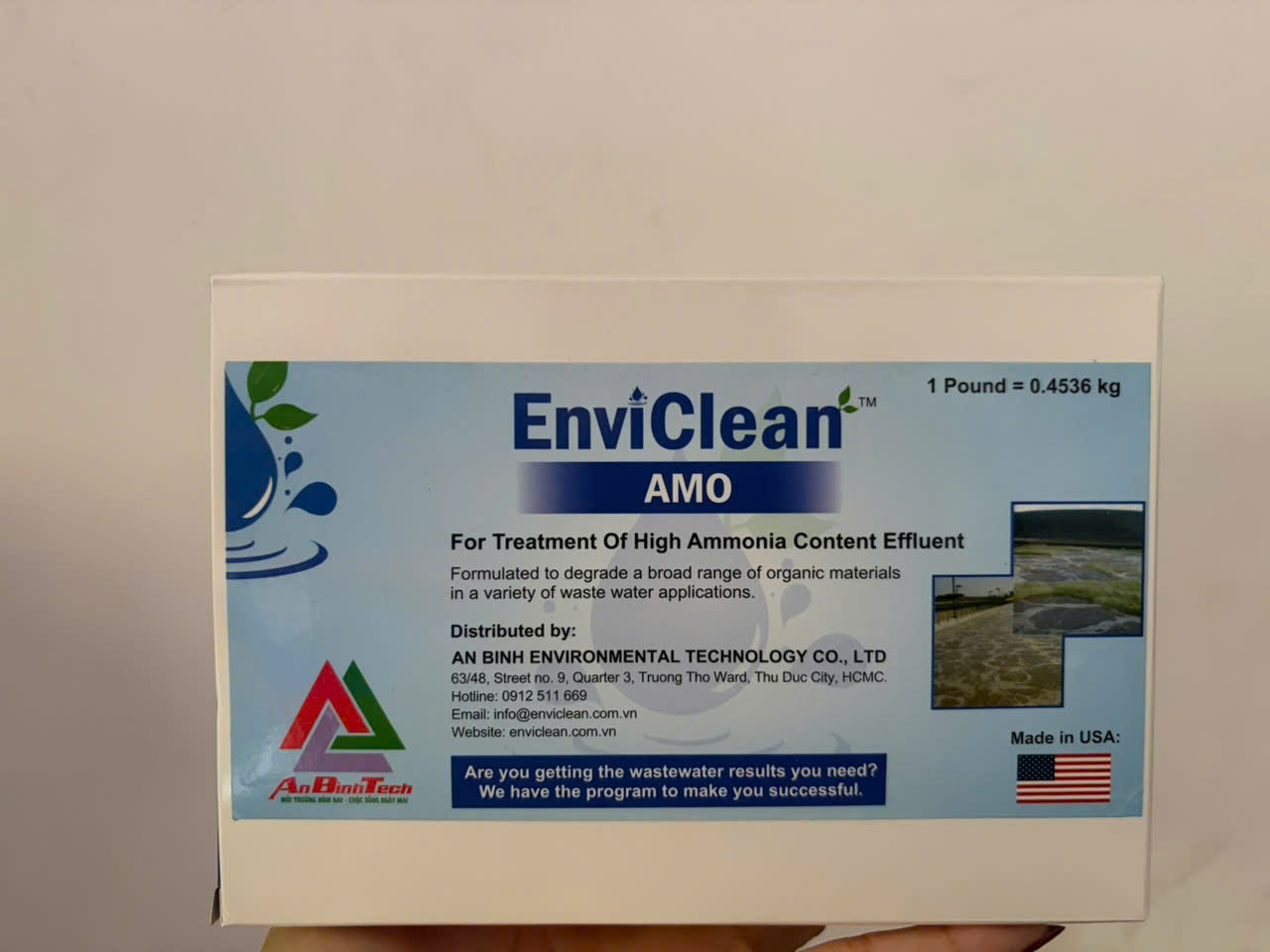 ENVICLEAN AMO – Giải pháp xử lý Amoni hiệu quả