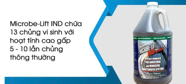 microbe lift ind xử lý bod cod nước thải chăn nuôi